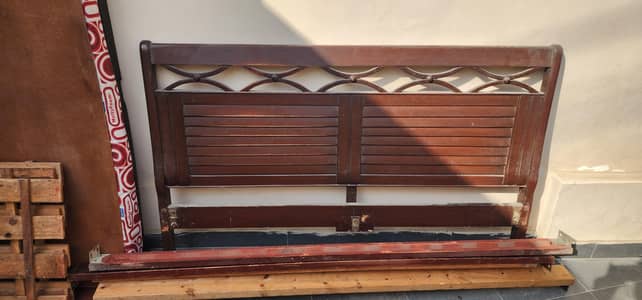 BED SET (WITH MATTRESS AND 2 SIDE TABLES)