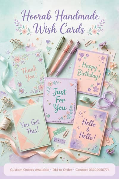 hand made wish cards