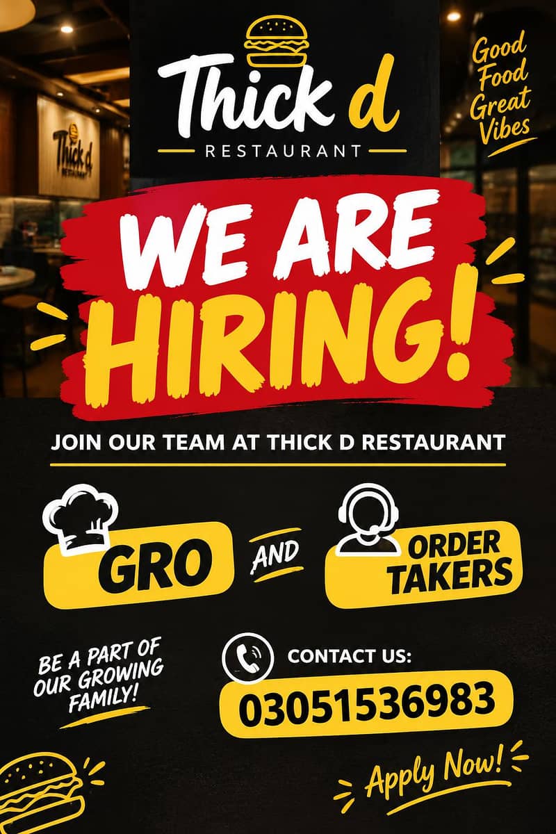 need front staff 0