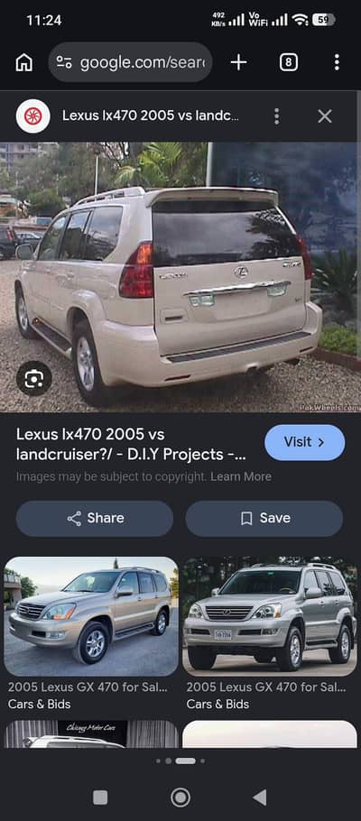 lexus lx470 2005 back light