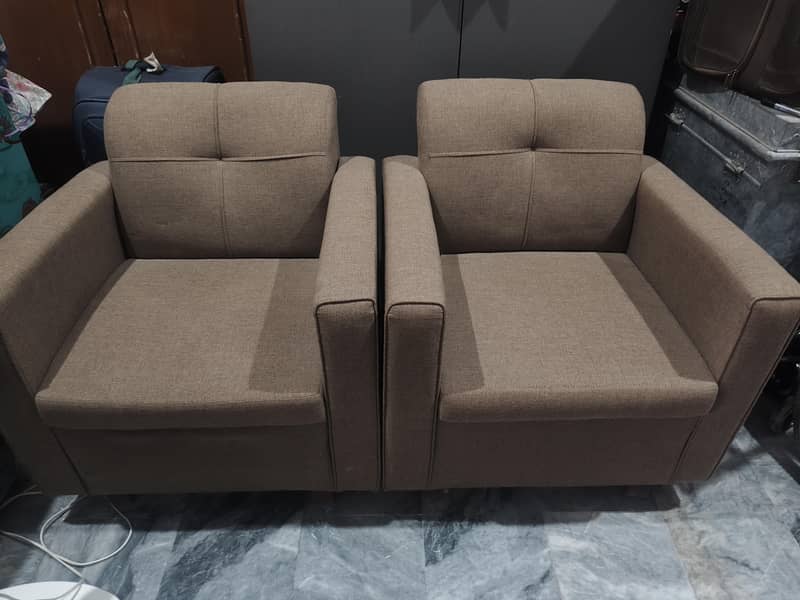 5 Seater Sofa Set Used (only sofa) without table 1