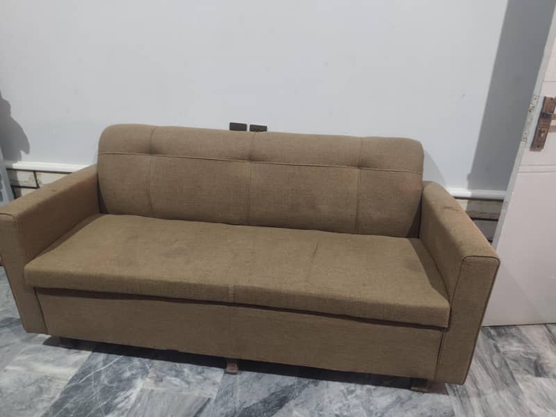 5 Seater Sofa Set Used (only sofa) without table 2