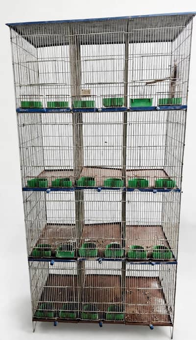 Birds cage 12 portion breeding or finch budgies lovebirds