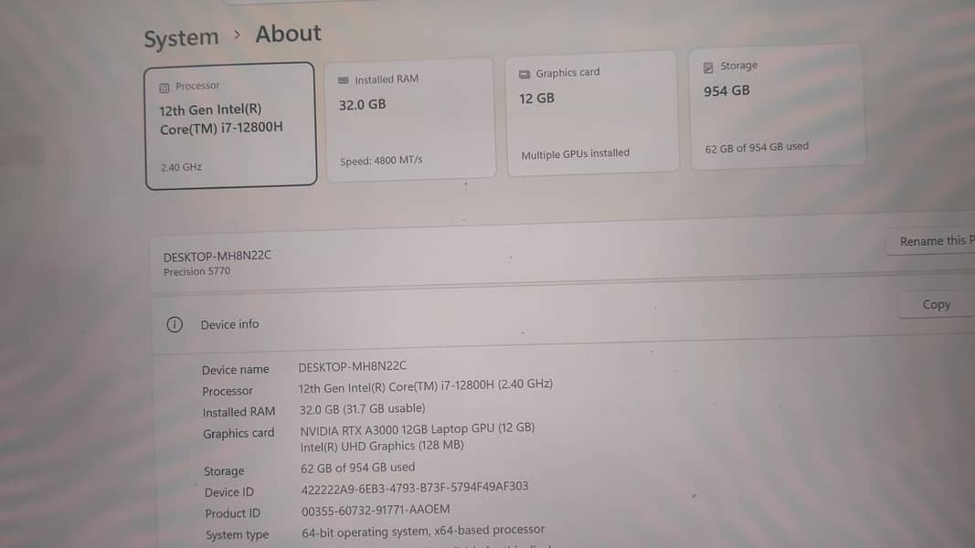 Dell Precision 5770 1