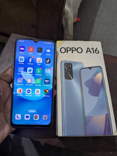 OPPO A16 with box official pta 4/64