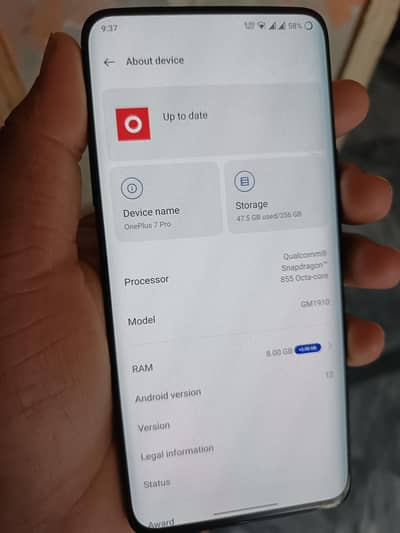 One Plus 7 Pro 8/256