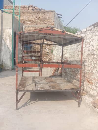 hen cage 3.5/3.5 foot length 3 foot  height