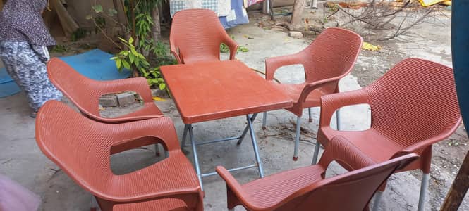 chairs and table set