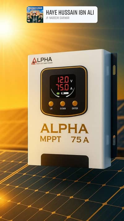 ALPHA MPPT 75A Solar Charge Controller – High Efficiency Solar System