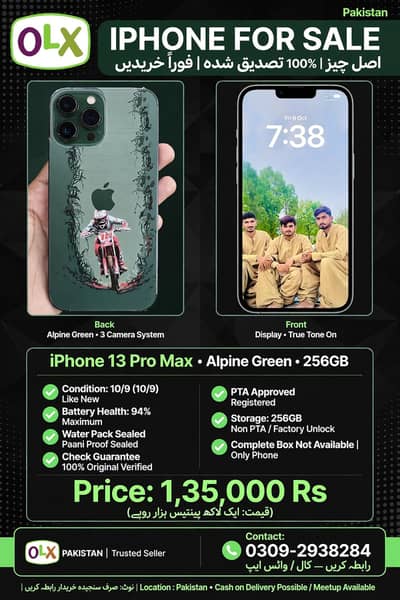 iPhone 13 Pro Max Alpine Green