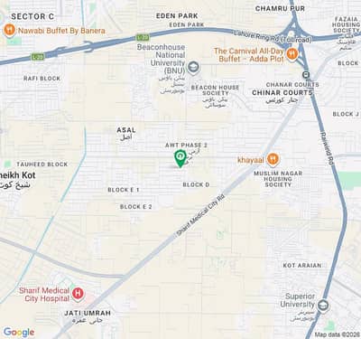 A 20 Marla Residential Plot In Lahore Is On The Market For Sale