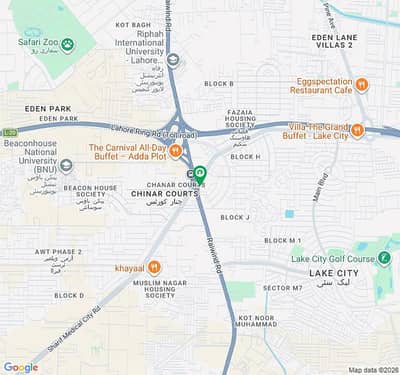 2 Marla Commercial Plot with Parking for Sale on Main Raiwind Road