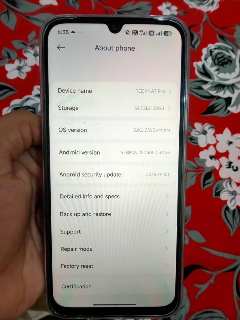 Xiaomi Redmi A7 Pro 4