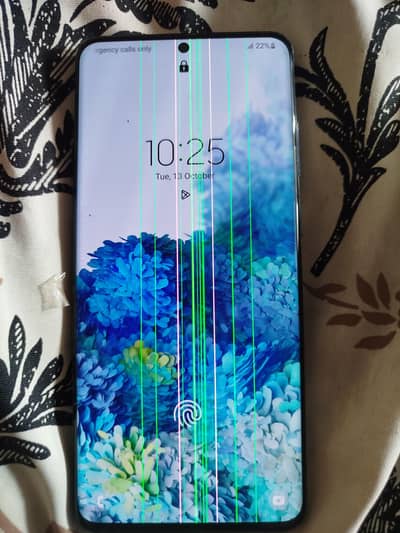 Samsung Galaxy S20 ultra original only panel hai with frame