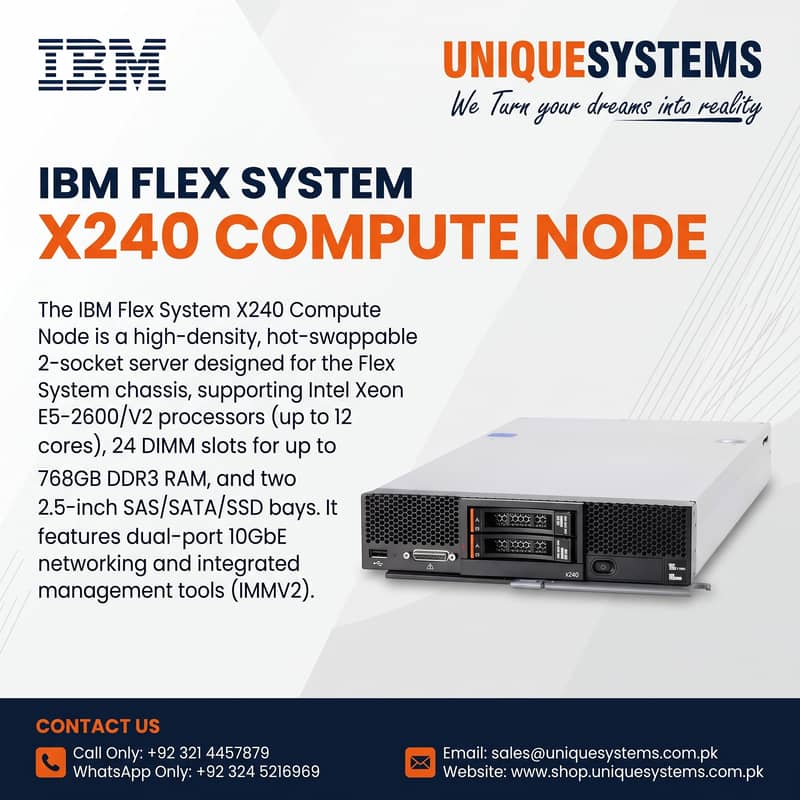 IBM Flex System x240 Compute Node – High Performance Server 0
