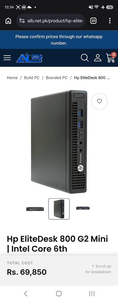 Lenovo & HP Mini pc available for sale