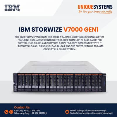 IBM Storwize V7000 Gen1 – Enterprise SAN Storage | server  IBM