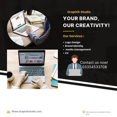 We design CV,posters, liers, logos,mediamanagement and brand identity.
