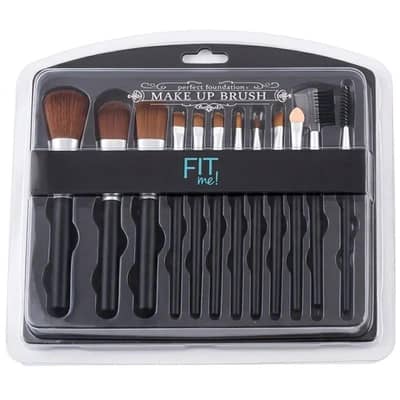12-Piece Professional Makeup Brush Set – Soft Synthetic Bristles