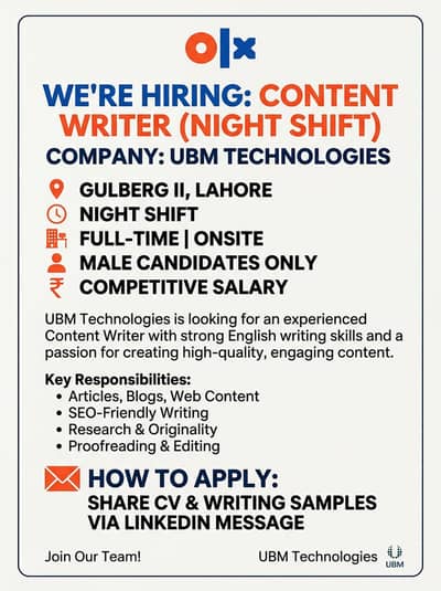 Content Writer