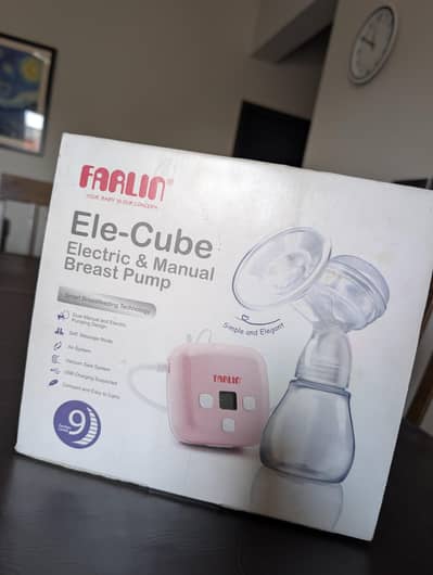 Farlin Ele-Cube Electric & Manual Breast Pump