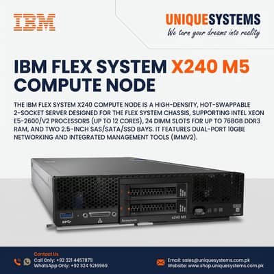 IBM Flex System x240 M5 Compute Node – High Performance Server