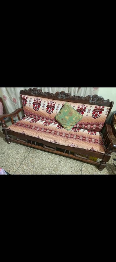 Wooden sofa set