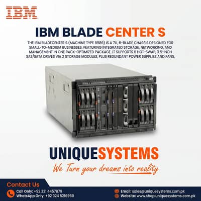 IBM BladeCenter S | Data-Center-in-a-Box | 6-Slot Blade Server