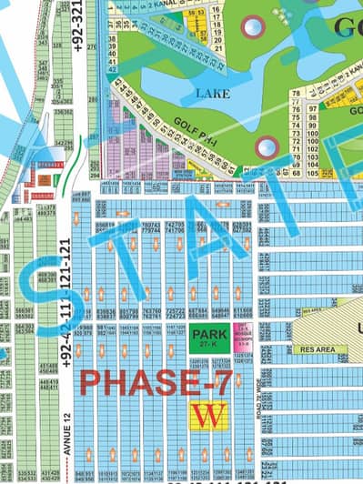 Plot W 848 nearest to Golf Course I DHA Raya I Phase 6