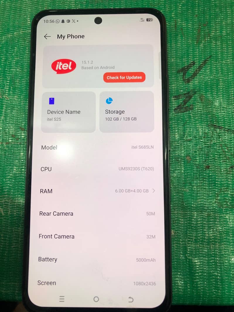 Itel S25 0