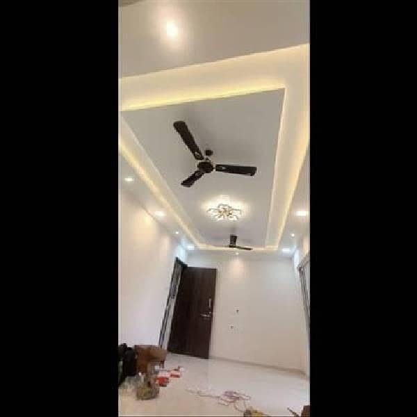 pop ceiling/fancy design wall paper 3
