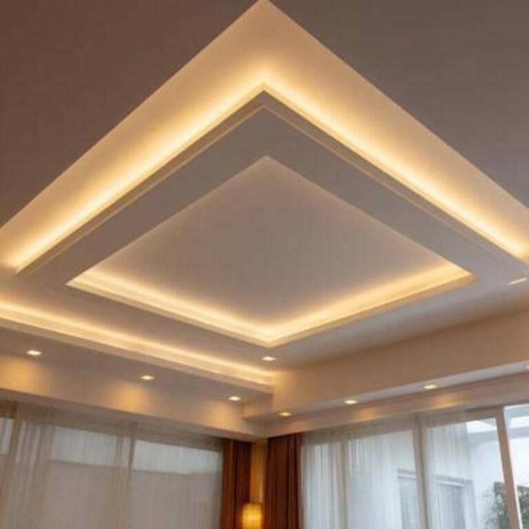 pop ceiling/fancy design wall paper 4