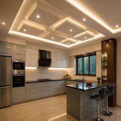 pop ceiling/fancy design wall paper 10