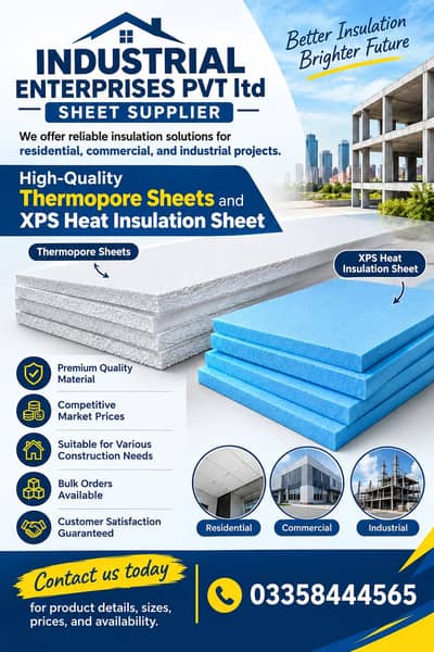 High Quality Thermopore Sheets Available & xps Heat Insulation Sheets