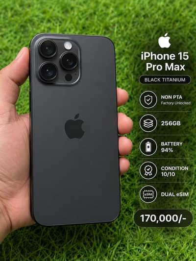 iPhone 15 Pro Max, 13 Pro Max, 13 Pro & 12 Pro | PTA & Non PTA & JV