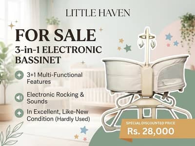 baby swing | kids swing | 3-in-1 Electronic Bassinet | For Sale
