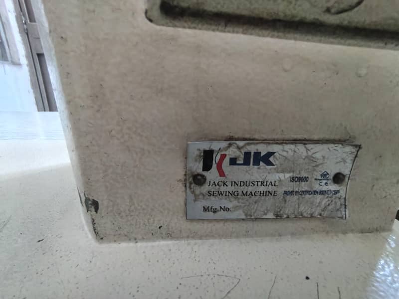 Jack sewing machine iso900 7