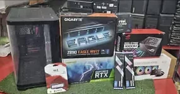 High-End Gaming PC Core Ultra 7 265K RTX 3070 Ti 48GB DDR5