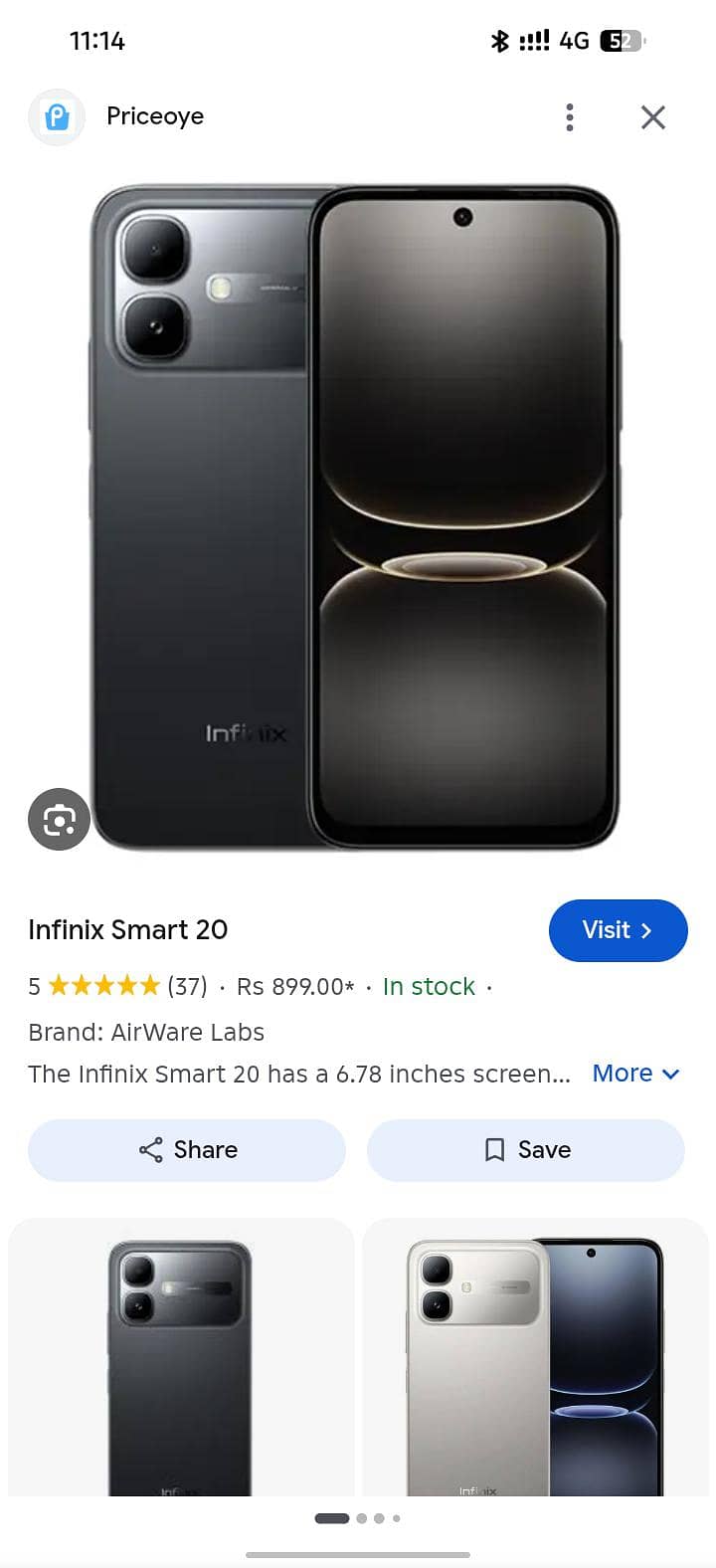 Infinix smart 20 0