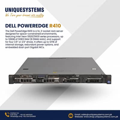 Dell PowerEdge R410 Dual Processor Server – Ready to Deploy