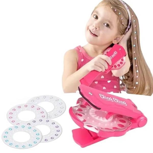 T  Hair Stick Drill Shiny Makeup Toy Stapler Fashion Hair Stick Drill