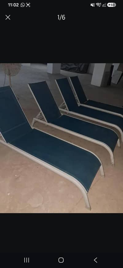 Almunium Imported Relaxing chair