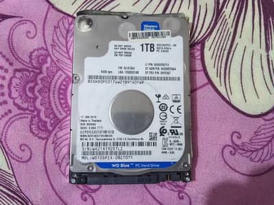 1 TB HDD WD 100% HEALTH AND PERFOMANCE 10/10