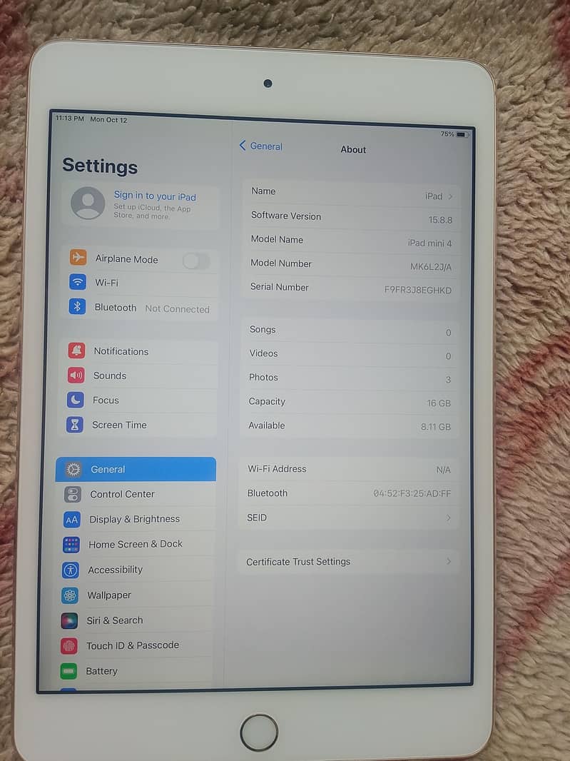 apple ipad mini 4 1