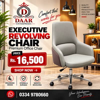 Computer Chairs/Revolving chairs - Office Chair for sale in karachi