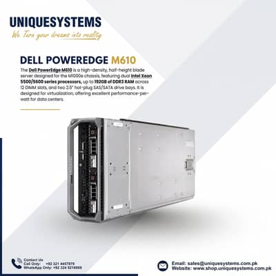 Dell PowerEdge M610 Blade Server – Ready to Deploy