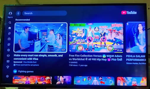 smart LED voice remote all okay 40 inch Nobel no open no repair all ok