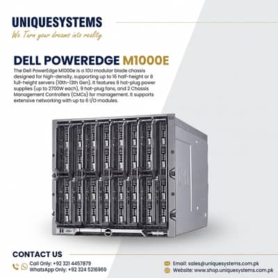 Dell PowerEdge M1000e Server Chassis – Reliable Data Center Hardware