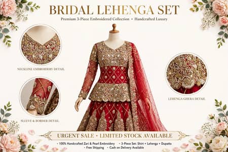 One time used Lehenga for Bridal