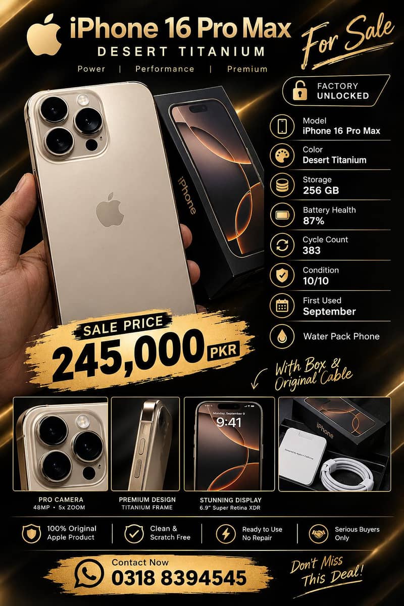 Apple iPhone 16 Pro Max 0